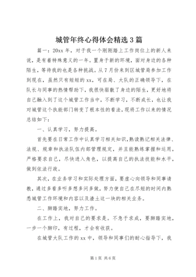 城管年终心得体会精选3篇.docx