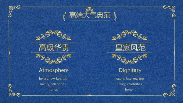 蓝色高端欧式风格商业计划书PPT动态模板
