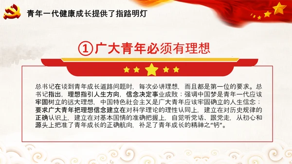 共青团100周年青年工作的重要思想团委PPT