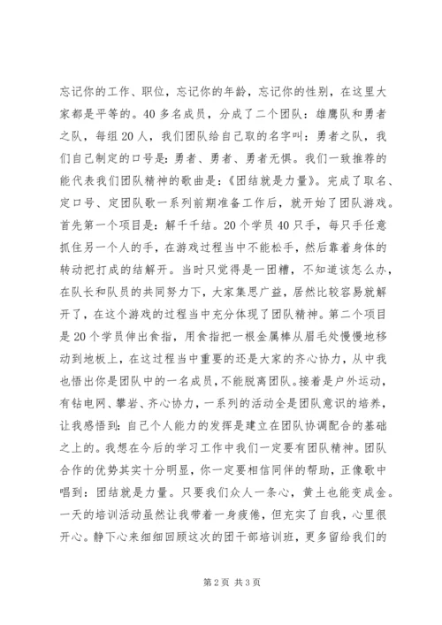 基层团干部培训心得 (6).docx