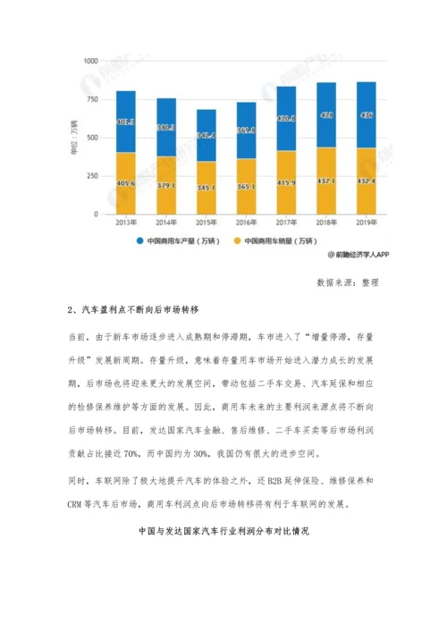 中国商用车车联网行业市场现状及发展前景分析-未来市场规模将突破800亿.docx