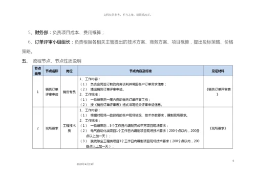 销售订单评审管理流程作业指导书.docx