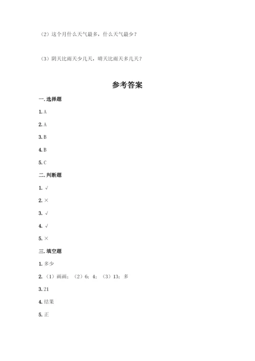 人教版二年级下册数学第一单元-数据收集整理-测试卷附答案【典型题】.docx