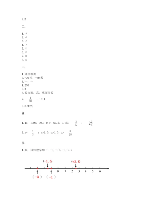 山东省济南市外国语学校小升初数学试卷带答案（综合题）.docx