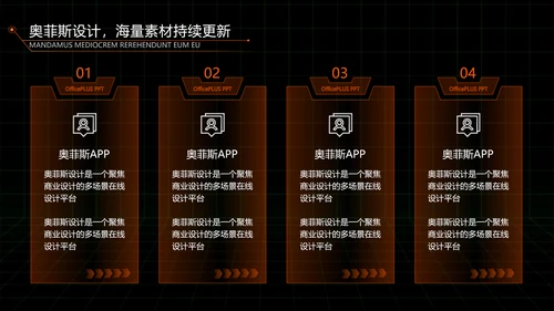 科技风黑橙色毕业论文答辩PPT