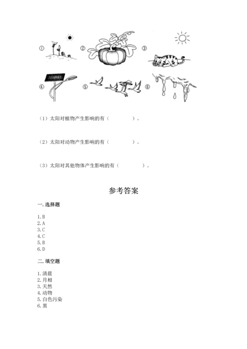 教科版二年级上册科学期末测试卷精品【基础题】.docx