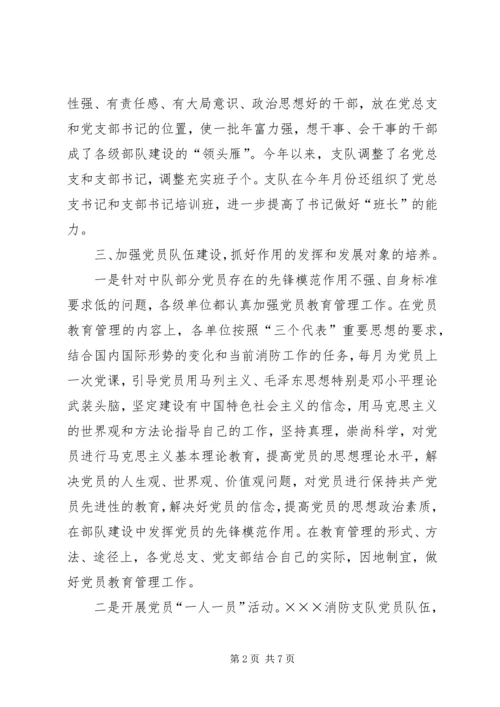 消防支队党建工作经验汇报 (7).docx