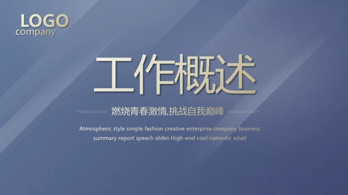 蓝色稳重大气警务民警风格工作总结动态PPT