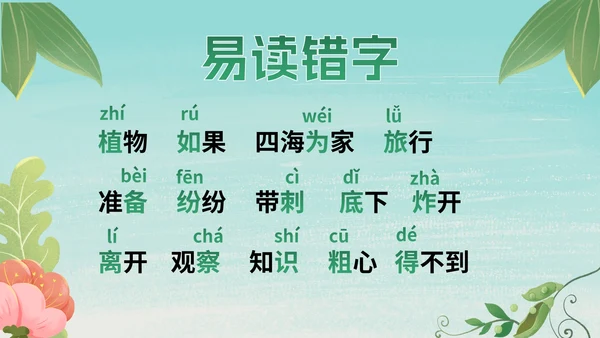 部编版二年级上册第三课《植物妈妈有办法》
