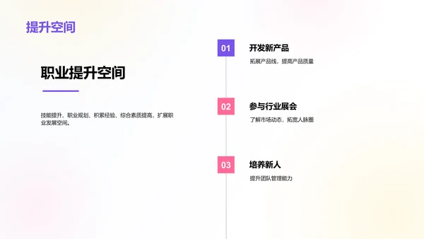 紫粉色插画服装设计个人竞聘述职PPT模板