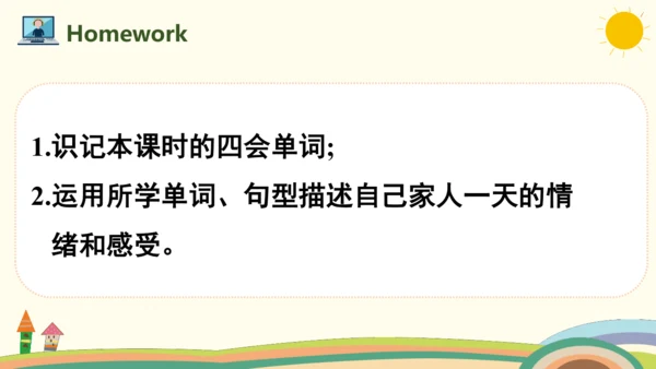 Unit 6 How do you feel Part A Let's learn & Write 