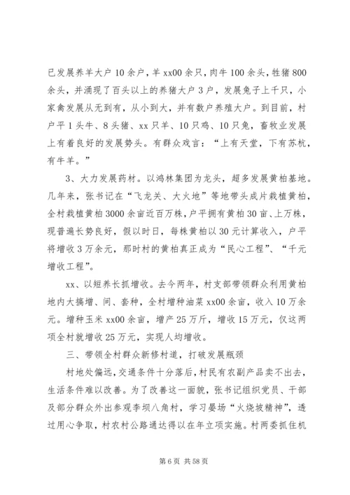 优秀支部书记个人事迹材料15篇.docx