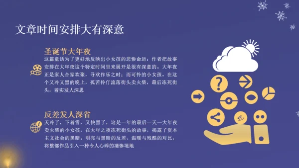 卖火柴的小女孩教师教学课件通用PPT模板