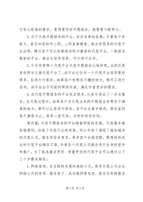 代笔调研报告的平台.docx