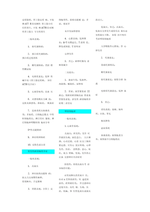 内分泌代谢系统笔记