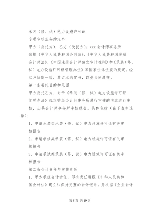 净资产审计报告格式 (3).docx