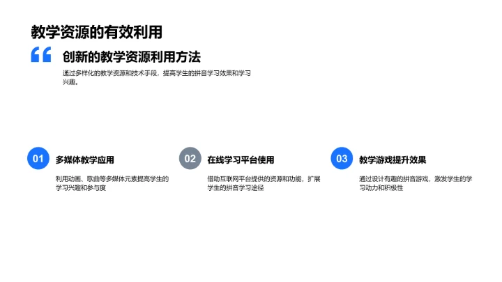 拼音教学新策略PPT模板