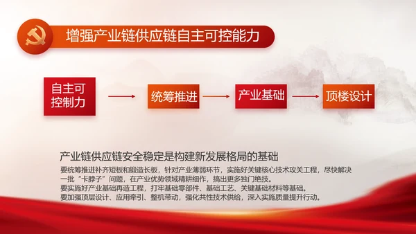 红色党建党支部年终工作总结汇报PPT