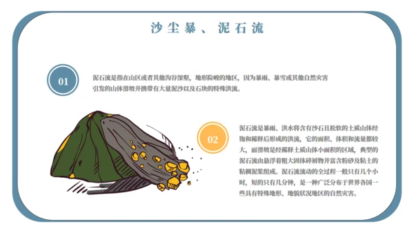 自然灾害应急预案自救安全教育通用PPT模板
