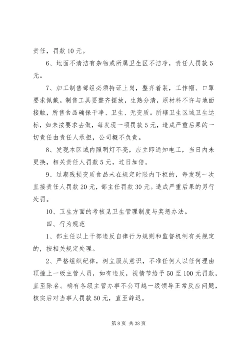 公司工作规范及岗位纪律奖惩条例 (2).docx