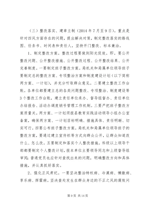 党的群众路线教育实践实施方案.docx