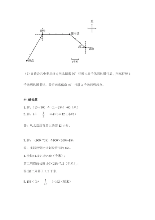 小学数学六年级上册期末卷（原创题）.docx