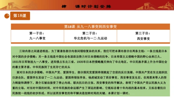 第六单元 中华民族的抗日战争   教材解读   八年级历史上册同步精品课件（部编版）