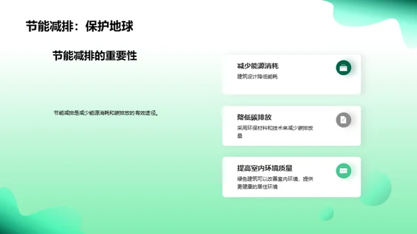 绿建未来，节能先行