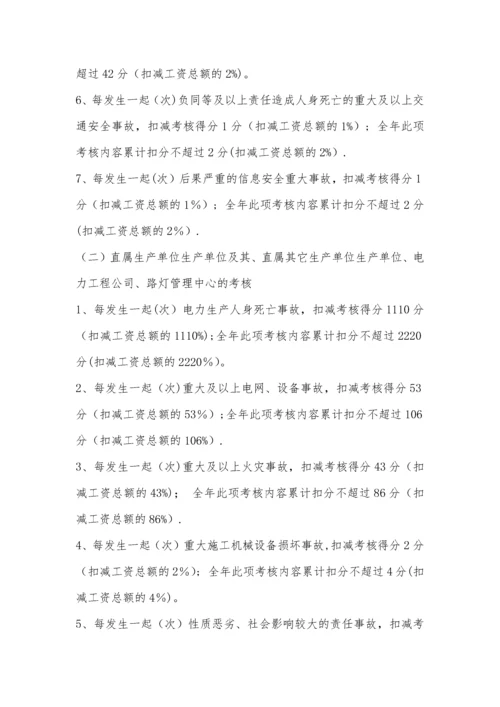 电力工程公司绩效考核办法.docx