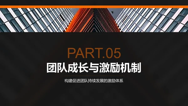 橙色商务风创业团队与未来规划PPT模板