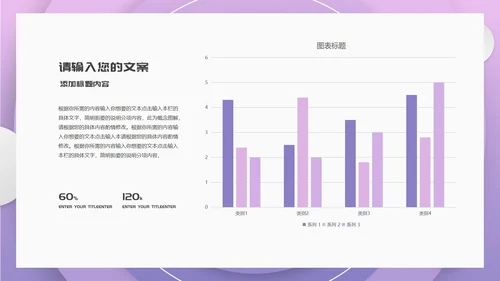 紫色扁平风简约职场员工工作总结汇报PPT模板