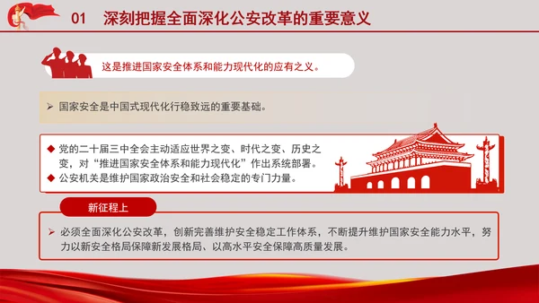 公安警察系统学习二十大全面深化公安改革更好支撑和服务中国式现代化专题PPT