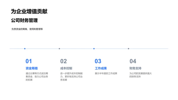 半年度财务报告PPT模板