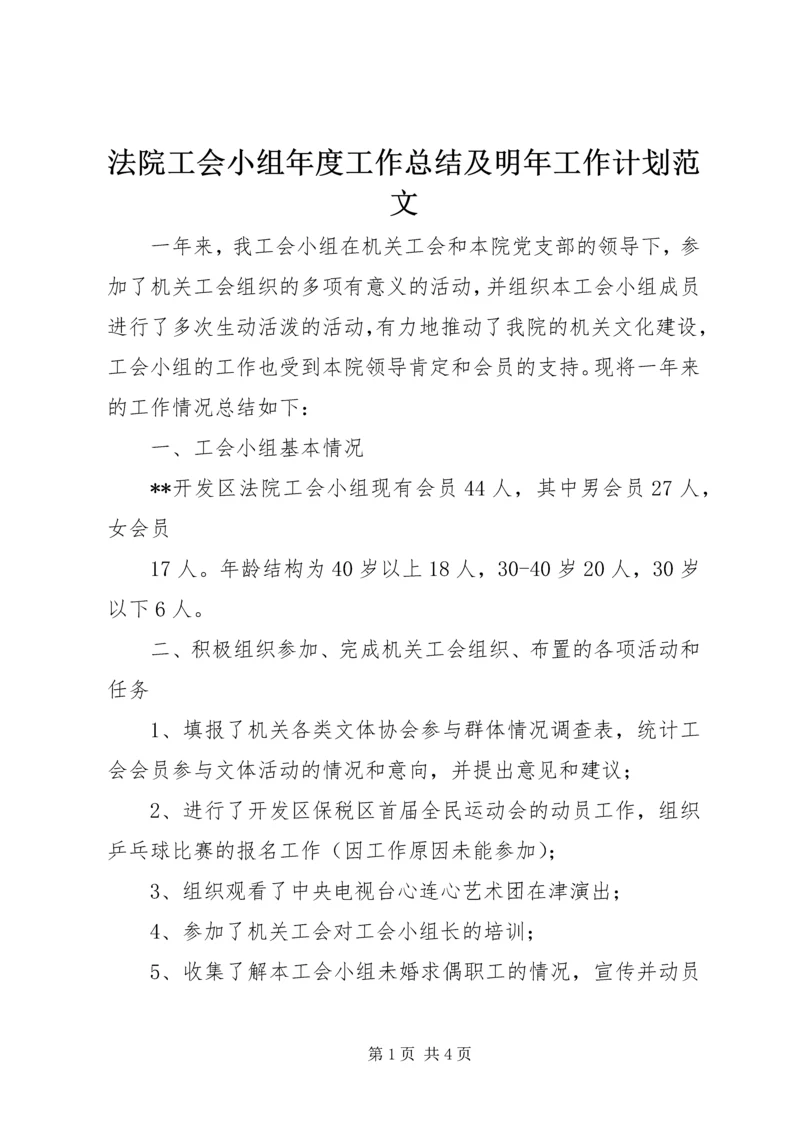 法院工会小组年度工作总结及明年工作计划范文 (5).docx