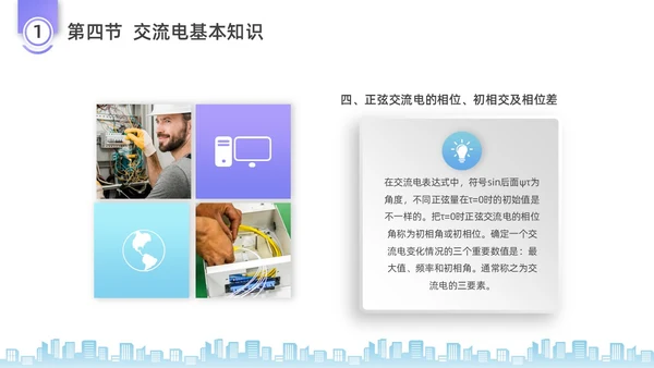 彩色水彩微粒体电工培训企业培训PPT课件