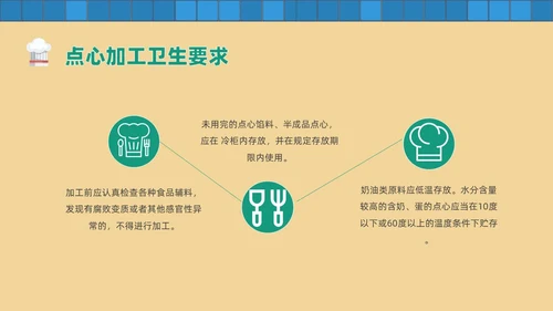 黄色卡通风幼儿园厨房人员培训课件幼儿园培训