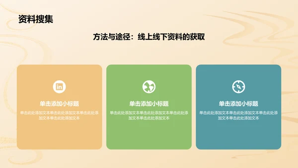 橙色水墨风历史学开题报告PPT模板