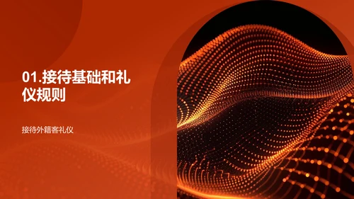 商务接待技巧PPT模板