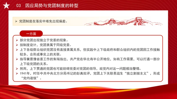 党务知识学习抗战时期的中国共产党党团制度、群众组织与党群关系PPT课件