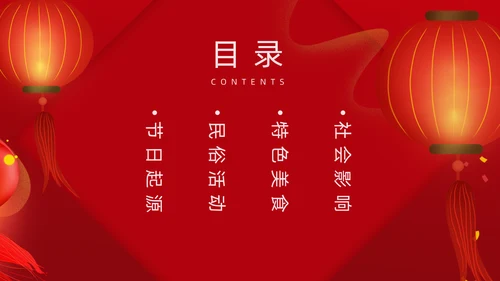 正月十五闹元宵节活动过大年PPT模板