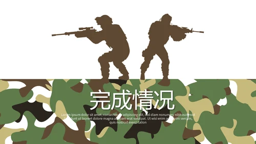 军事团队协作动PPT