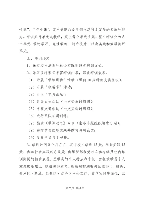 后备干部培训方案 (2).docx