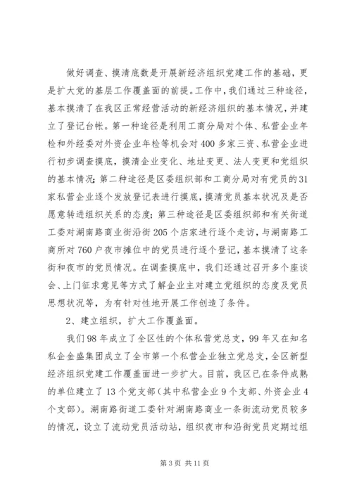 新经济组织党建工作情况综述.docx