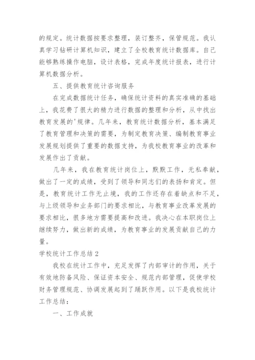 学校统计工作总结.docx