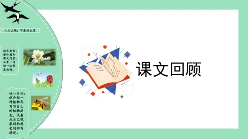 统编版三年级语文下册同步高效课堂系列第一单元（复习课件）