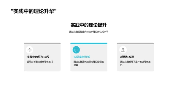理论指导下的写作实践