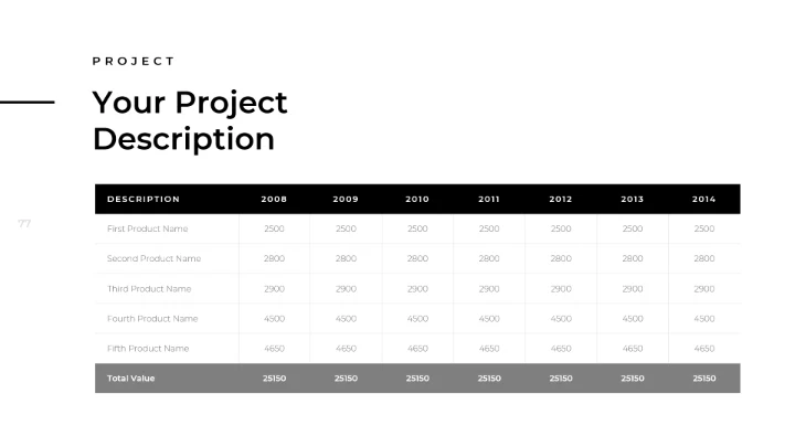 创意黑白调极简主义公司简介动态PPT模板