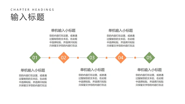 黄色卡通风儿童成长档案PPT模板