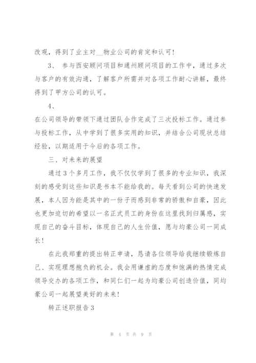 转正的述职报告怎么写.docx