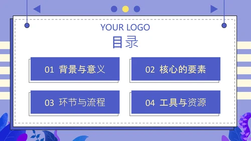 紫色扁平风大学生职业发展规划PPT